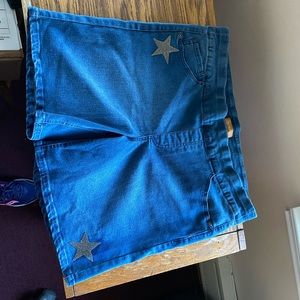 reCreation size 14 elastic waist band shorts